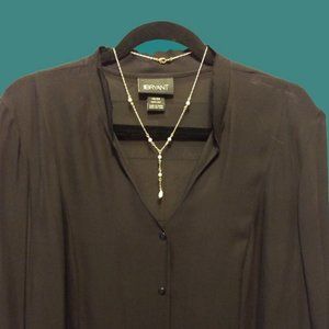 Pearl Rosary Style Necklace